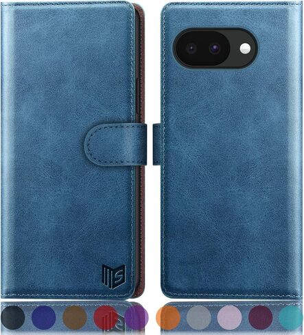 SUANPOT متوافق مع حافظة محفظة Google Pixel 10A مع حامل بطاقة الائتمان RFID، غطاء واقٍ من جلد البولي يوريثان قابل للطي للنساء والرجال لهاتف Pixel 10A بني فاتح in Kuwait