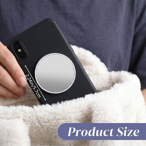 Selfie Magnetic Mirror Convex Wide-Angle Mirror for Phone Back Camera Selfies Logging Streaming Video Recording Video Conference Photography in Kuwait