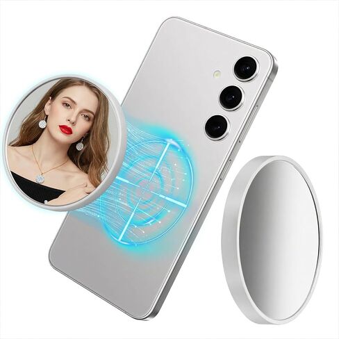 Selfie Magnetic Mirror Convex Wide-Angle Mirror for Phone Back Camera Selfies Logging Streaming Video Recording Video Conference Photography in Kuwait