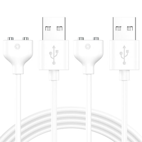 Meliya 2Pack Magnetic USB DC Charger Cable(6mm/0.24inch), Replacement Charging Cord for Rechargeable Toys Massagers Electric Toothbrush (6MM-2pack) in Kuwait