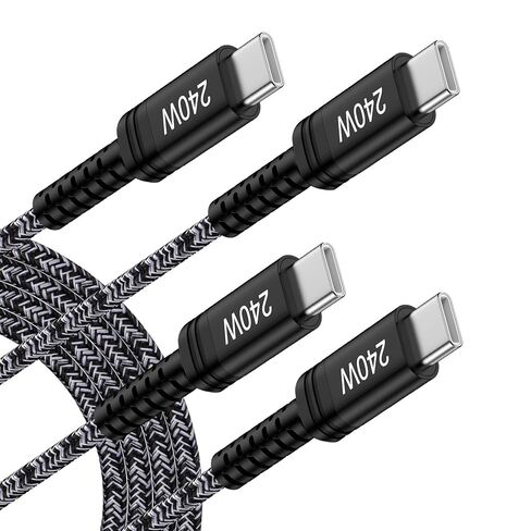 240W Samsung Charger Super Fast Charging Cord Type C Cable 3FT 2Pack USB C to C Cable Android Charger Cord for Samsung Galaxy S26 Ultra S26+ S26 S25 FE Plus A17 A36 A16 A26 A56 S24 S23 Z Fold/Flip 7 in Kuwait