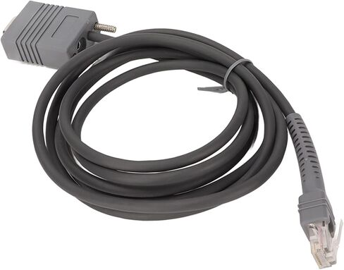 كابل تسلسلي SUNGOOYUE RS232، كابل ماسح الباركود PVC RJ45 مع واجهة قياسية RS232، للرمز LS1203 LS2208 LS4208 LS9203 LS9208 LS7808 LS7708 DS6708 LS3008 LS3408 in Kuwait