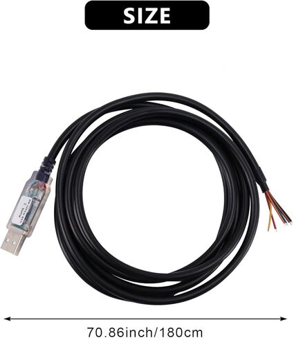 نهاية سلك طويلة 1.8 متر، كابل Usb-Rs485-We-1800-Bt، USB إلى Rs485 التسلسلي للمعدات، التحكم الصناعي، المنتجات المشابهة لـ PLC in Kuwait