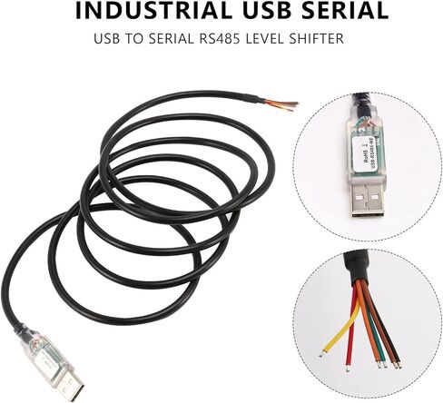 نهاية سلك طويلة 1.8 متر، كابل Usb-Rs485-We-1800-Bt، USB إلى Rs485 التسلسلي للمعدات، التحكم الصناعي، المنتجات المشابهة لـ PLC in Kuwait