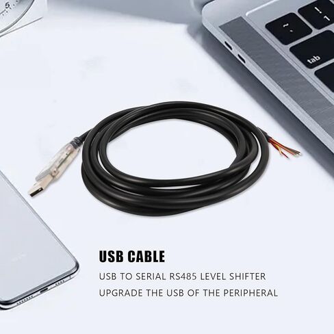 نهاية سلك طويلة 1.8 متر، كابل Usb-Rs485-We-1800-Bt، USB إلى Rs485 التسلسلي للمعدات، التحكم الصناعي، المنتجات المشابهة لـ PLC in Kuwait