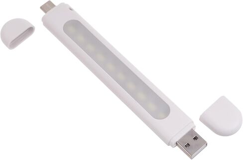 عصا إضاءة LED USB، 10 مصابيح LED محمولة، تعمل بمنفذ USB ونوع C، ضوء للكمبيوتر المحمول، والتخييم، والسفر، والنوم in Kuwait