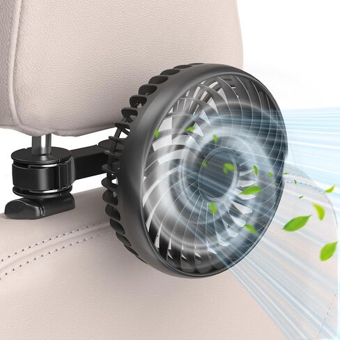 Hayousui Dual Head Car Fan and USB Car Fans for Backseat in Kuwait