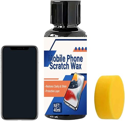 Phone Screen Scratch Repair Cream, 40ml/100ml Gentle Polishing with Sponge, Scratch Repair Cream, for Watches Mirrors Laptops Other Electronic Devices in Kuwait