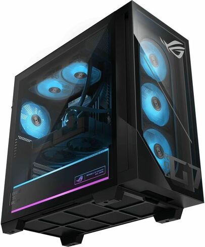 كمبيوتر مكتبي للألعاب Asus ROG G700 G700TF-SS768 - Intel Core Ultra 7 265F - 32 جيجابايت - 2 تيرابايت PCI Express NVMe 4.0 SSD - برجي - أسود in Kuwait