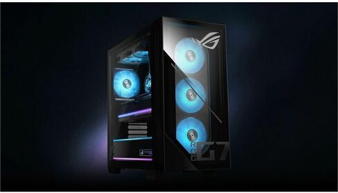 كمبيوتر مكتبي للألعاب Asus ROG G700 G700TF-SS768 - Intel Core Ultra 7 265F - 32 جيجابايت - 2 تيرابايت PCI Express NVMe 4.0 SSD - برجي - أسود in Kuwait