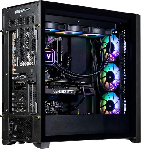 Velztorm Aciex 14th Gen Gaming Desktop PC (Intel i9-14900K, GeForce RTX 5080, 64GB DDR5, 2TB PCIe SSD, 360mm AIO, 1000W PSU, WiFi 6, Bluetooth 5.2, RJ-45, 1 Display Port, Win 11 Home) in Kuwait