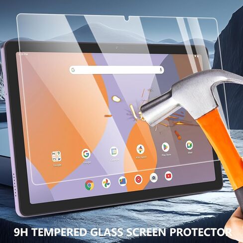 Screen Protector Compatible with Onn 10.1" Tablet Gen4 /Onn 10.1" Kids Tablet 2024, 2 Pack Replacement Tempered Glass Film 9H Hardness, Anti-Fingerprint Films Anti-Glare in Kuwait
