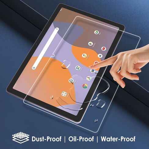 Screen Protector Compatible with Onn 10.1" Tablet Gen4 /Onn 10.1" Kids Tablet 2024, 2 Pack Replacement Tempered Glass Film 9H Hardness, Anti-Fingerprint Films Anti-Glare in Kuwait