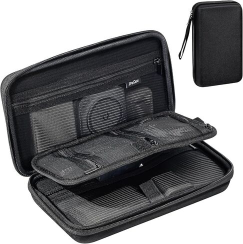 ProCase Large Hard Travel Electronic Organizer Case for MacBook Power Adapter Chargers Cables Tech Organizer Bundle with Hard Carrying Case for SanDisk Extreme in Kuwait