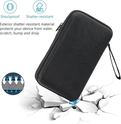 ProCase Large Hard Travel Electronic Organizer Case for MacBook Power Adapter Chargers Cables Tech Organizer Bundle with Hard Carrying Case for SanDisk Extreme in Kuwait