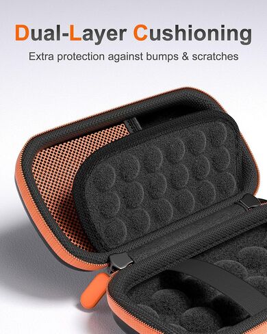 ProCase Large Hard Travel Electronic Organizer Case for MacBook Power Adapter Chargers Cables Tech Organizer Bundle with Hard Carrying Case for SanDisk Extreme in Kuwait