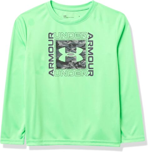 Under Armour Boys' Logo Long Sleeve Tee in Saudi Arabia