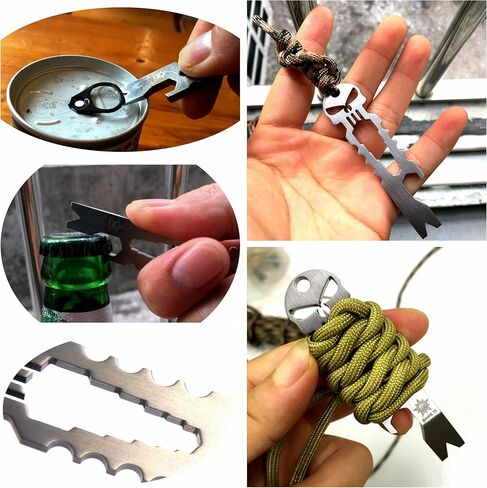 BANG TI Titanium EDC قضيب رفع مع وظيفة فتاحة الزجاجات (PunisherPB) in Kuwait