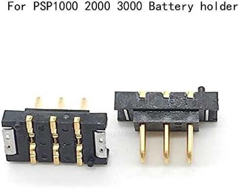 YANHAO [أجزاء ألعاب الفيديو] 10 قطع موصل شحن طاقة واجهة البطارية لـ PSP1000 PSP2000 PSP3000 موصل بطارية موصل التوصيل [استبدال] in Kuwait