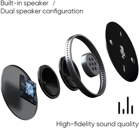 ميكروفون NUOBESTY USB متعدد الاتجاهات للمؤتمرات، ميكروفون محمول لمكالمات الفيديو والبث المباشر، متوافق مع الكمبيوتر المحمول والكمبيوتر، أسود in Kuwait