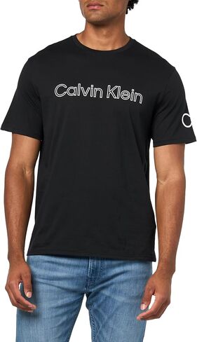 Calvin Klein Men's Travel Logo Crewneck T-Shirt in Saudi Arabia