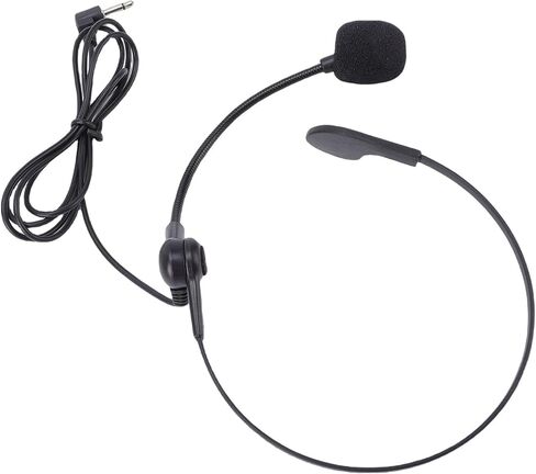 SUNGOOYUE Headset Microphone, Wired Over Ear Boom Mic with 3.5mm Male Connector, Adjustable Flexible Design for Voice Amplifier Teacher Presenter Coaching Singing Conference in Kuwait