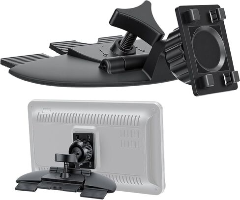 حامل بديل لفتحة القرص المضغوط لجهاز Garmin GPS Navi وشاشة CarPlay وحامل الهاتف - حامل قرص مضغوط لمحول الكرة مقاس 17 مم لجهاز GPS للسيارة مقاس 4 بوصة - 11 بوصة، وNuvi Serie، والحامل المغناطيسي والكمبيوتر اللوحي (بدون حامل) in Kuwait