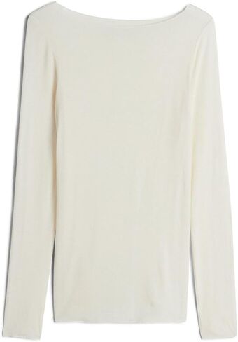 Woman's Boat Neck Modal Cashmere Ultralight Top in Saudi Arabia