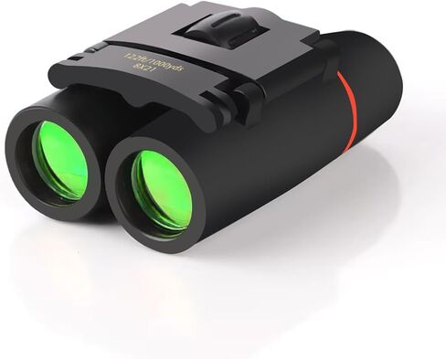 8x42 High-Powered Compact Binoculars for S & Kids - Bird Watching, Travel, Hunting, and Outdoor Adventures - Lightweight and Portable Design in Kuwait