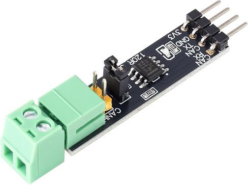 CAN HAT Single-Channel CAN Bus Transceiver Module, SN65HVD230, ISO11898, 1Mbps, 120Ω Termination Select, Low-Power Standby 370µA, Slope Control EMI/RFI Reduction, Open-Source Demo for STM32 in Kuwait