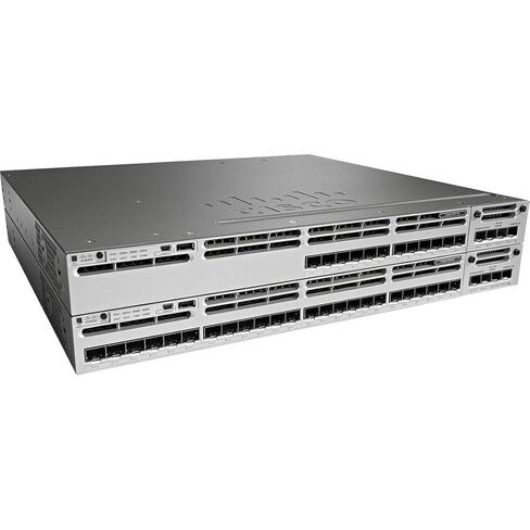 Cisco WS-C3850-24S-S Catalyst 3850 24 Port GE SFP IP Base (متجدد) in Kuwait