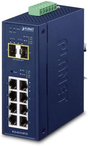IGS-4215-8T2S الصناعية L2/L4 8-Port 10/100/1000T + 2-Port 100/1000X SFP المُدارة in Kuwait