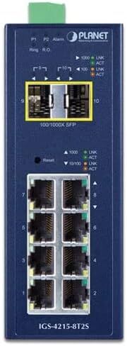 IGS-4215-8T2S الصناعية L2/L4 8-Port 10/100/1000T + 2-Port 100/1000X SFP المُدارة in Kuwait