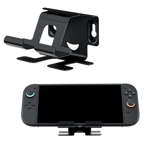 Mcbazel Metal Wall Mount for ROG Xbox Ally/Ally X, PlayStation Portal, Steam Deck, ROG Ally/X, Nintendo Switch 2/OLED/1, Gaming Console Hanger Stand with Heat Dissipation Vents & Easy Install Kit (Black) in Kuwait