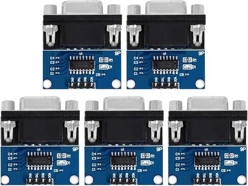 1PC MAX3232 RS232 to TTL Serial Port Converter Module DB9 Connector MAX232(1pcs) in Kuwait