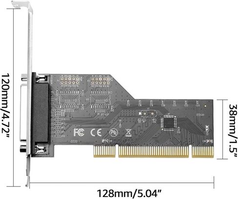 Parallel Port DB25 25Pin Printer to Converter Adapter Card WCH Control Chip Port Adapter in Kuwait