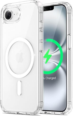 CyTex for iPhone 17e/16e Case(2026/2025) Compatible with MagSafe, Phone case iPhone 17 e, 16 e Clear, Transparent iPhone 17e/16e, Strong Magnetic, Anti-Yellow - Clear in Kuwait