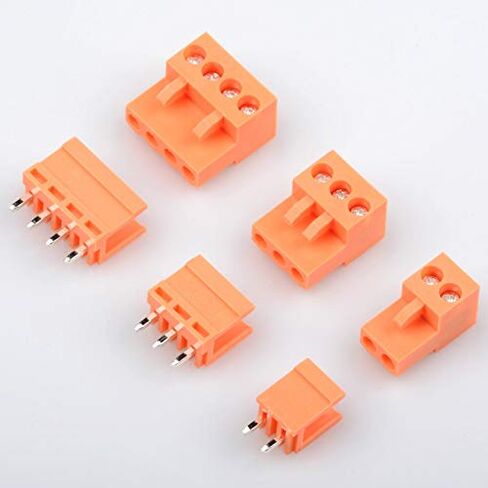 Davitu Plug in Terminal HT396-3.96MM HT396، مجموعة كاملة من الذكور والإناث البرتقالية 2P-10P. - (اللون: إبرة منحنية، الدبابيس: 5 مجموعات 4 دبابيس) in Kuwait