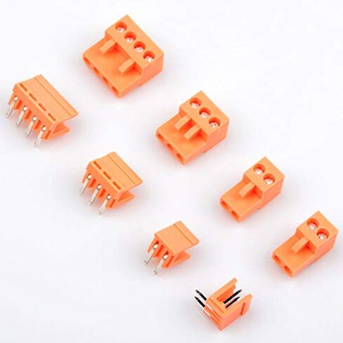 Davitu Plug in Terminal HT396-3.96MM HT396، مجموعة كاملة من الذكور والإناث البرتقالية 2P-10P. - (اللون: إبرة منحنية، الدبابيس: 5 مجموعات 4 دبابيس) in Kuwait