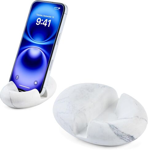 Walnut Wood Cell Phone Stand for Desk Handcraft Diamond Patterned Minimalist Decor for Desk Kitchen Counter Office Easy of Use Sturdy and Stable in Kuwait