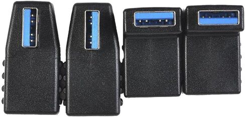 4 قطع من وصلة وصلة محول USB3.0 أنثى بزاوية 90 درجة من Baoblaze in Kuwait