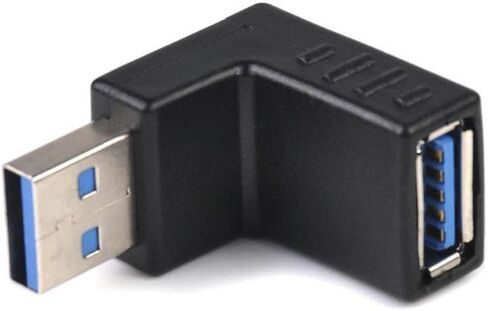 4 قطع من وصلة وصلة محول USB3.0 أنثى بزاوية 90 درجة من Baoblaze in Kuwait