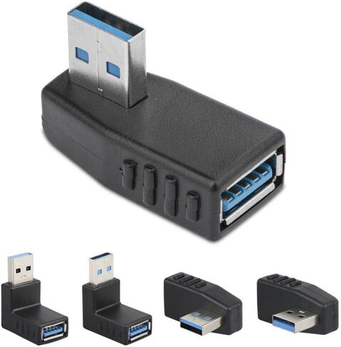 4 قطع من وصلة وصلة محول USB3.0 أنثى بزاوية 90 درجة من Baoblaze in Kuwait