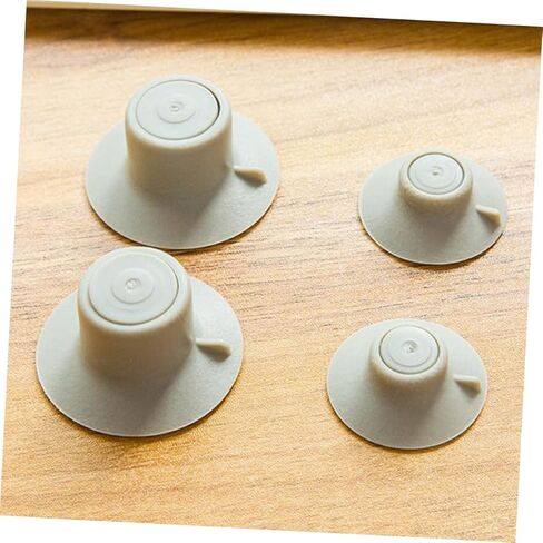 STOBOK 8Pcs Laptop Cushion Elevation Stand Slip PVC Risers with Suction Cup for Stable Support for Notebooks Tablets and Keyboards Office in Kuwait