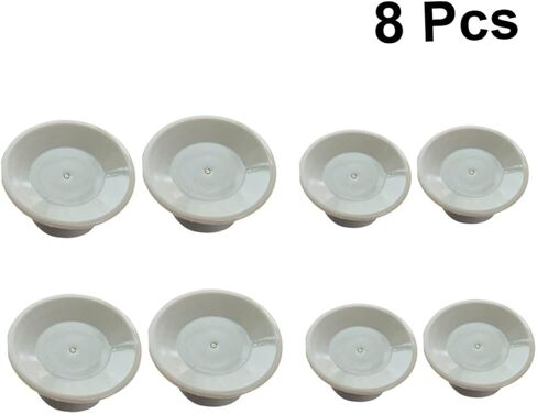 STOBOK 8Pcs Laptop Cushion Elevation Stand Slip PVC Risers with Suction Cup for Stable Support for Notebooks Tablets and Keyboards Office in Kuwait