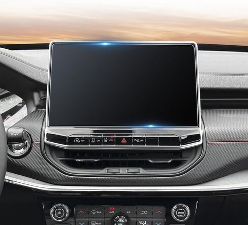واقي شاشة CDEFG For 2022-2025 2026 Jeep Compass - زجاج مقسى غير لامع مضاد للوهج مقاس 10.1 بوصة - ملحقات شاشة اللمس (Latitude, Limited, Trailhawk) in Kuwait