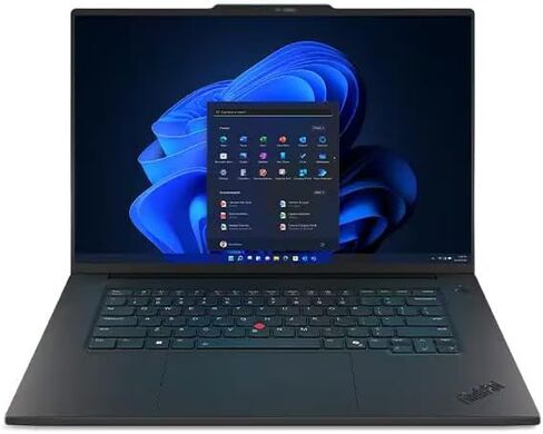 لينوفو ثينك باد P1 الجيل 8 انتل كور الترا 7 255H، 16C، 16 بوصة WQUXGA (3840 x 2400)، 800nits، 32 جيجا رام، 1 تيرابايت SSD، NVIDIA RTX 2000 Blackwell 8 جيجا بإضاءة خلفية KYB، قارئ بصمات الأصابع، Windows Pro in Kuwait