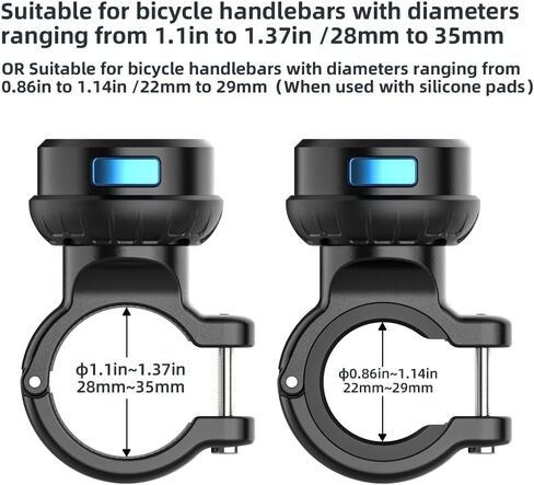 Magnetic Bike Bicycle Handlebar Mount, 360 Degree Rotation Motorcycle Handlebar Clamp Mount Compatible with GoPro Hero 13 12 11 10 Session DJI Action 6/5 Pro/4 and More Cameras in Kuwait