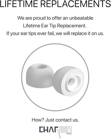AirFoams Pro Active V2.0 Memory Foam Lifetime Replacement Ear Tips for AirPods Pro 1 & 2 – Flexible Silicone Shield, Anti Slip, Better Sound, All Day Comfort, Secure, Noise Cancelling (3 Pairs-S/M/L) in Kuwait