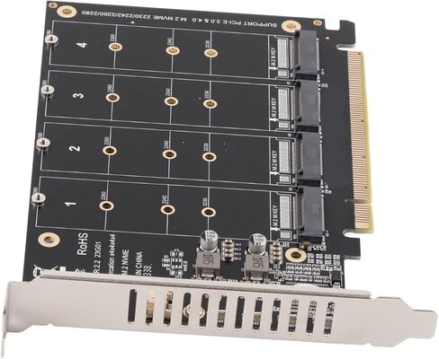 عملية مستقرة M.2 PCIE محول 4x32Gbps بطاقة لينة لأجهزة الكمبيوتر مع مؤشر LED فردي in Kuwait